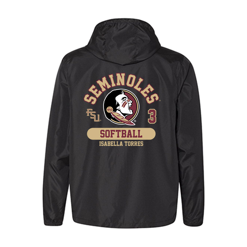 FSU - NCAA Softball : Isabella Torres - Windbreaker