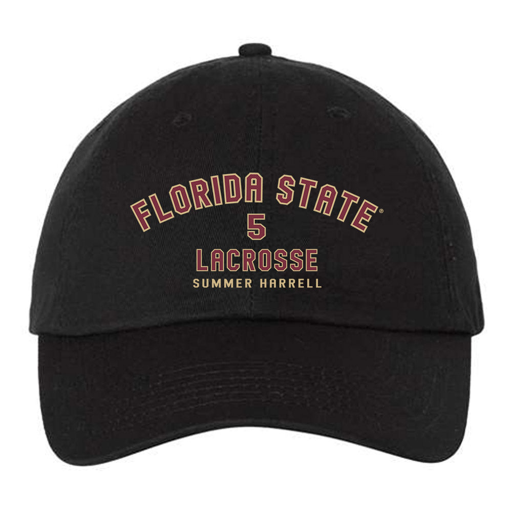 FSU - NCAA Women's Lacrosse : Summer Harrell - Dad Hat-0