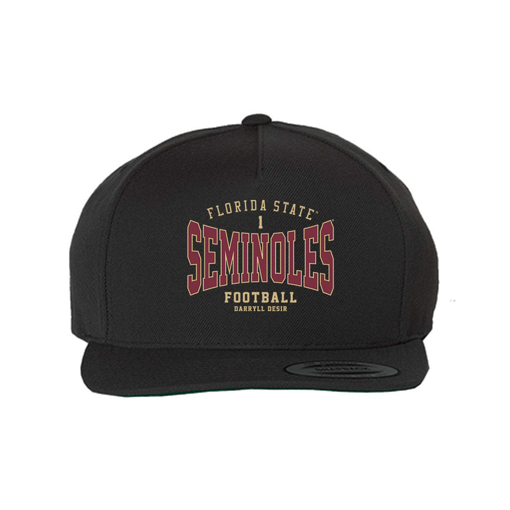 FSU - NCAA Football : Darryll Desir - Snapback Hat-0