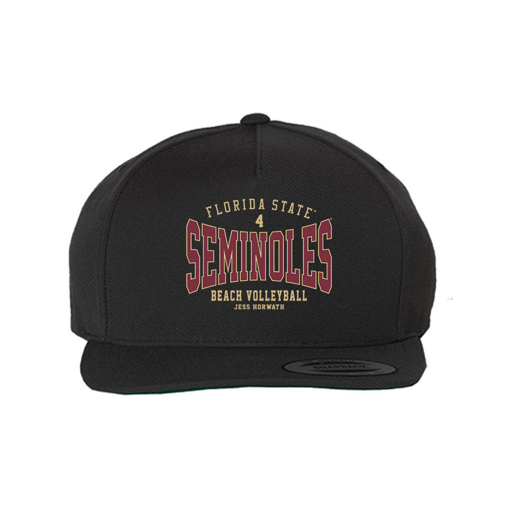 FSU - NCAA Beach Volleyball : Jess Horwath - Snapback Hat-0
