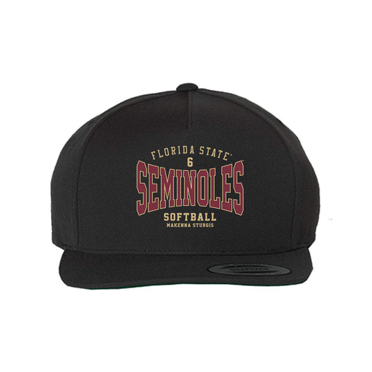 FSU - NCAA Softball : Makenna Sturgis - Snapback Hat-0