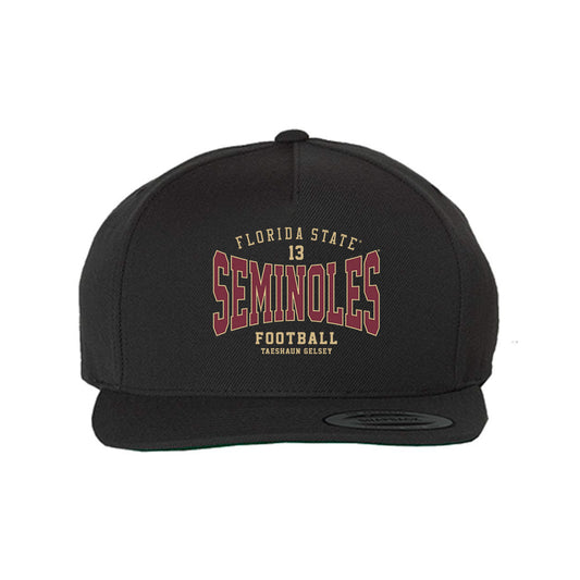 FSU - NCAA Football : Taeshaun Gelsey - Snapback Hat-0