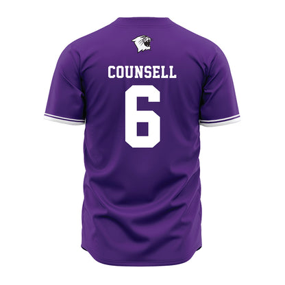 Northwestern - NCAA Baseball : Jack Counsell - Jersey-1