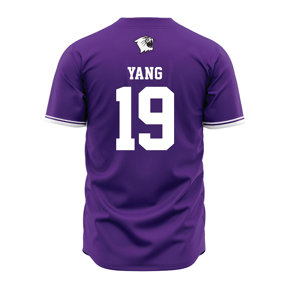 Northwestern - NCAA Baseball : Jake Yang - Jersey-1