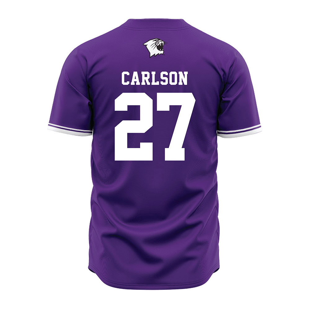 Northwestern - NCAA Baseball : Zach Carlson - Jersey-1