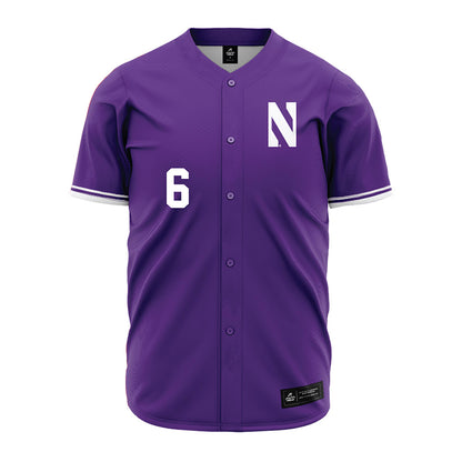 Northwestern - NCAA Baseball : Jack Counsell - Jersey-0