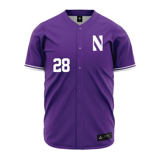 Northwestern - NCAA Baseball : Jay Slater - Jersey-0
