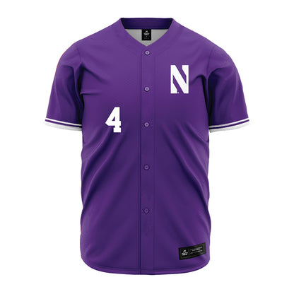 Northwestern - NCAA Baseball : Jack Lausch - Jersey-0