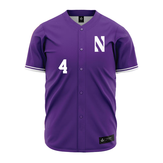 Northwestern - NCAA Baseball : Jack Lausch - Jersey-0