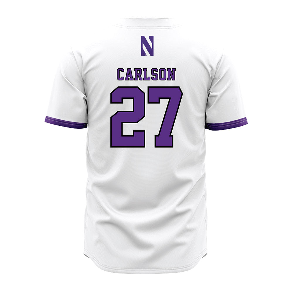 Northwestern - NCAA Baseball : Zach Carlson - Jersey-1