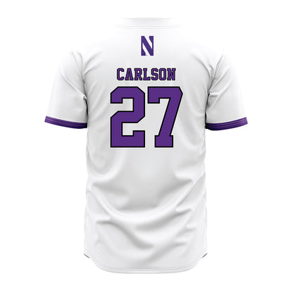 Northwestern - NCAA Baseball : Zach Carlson - Jersey-1
