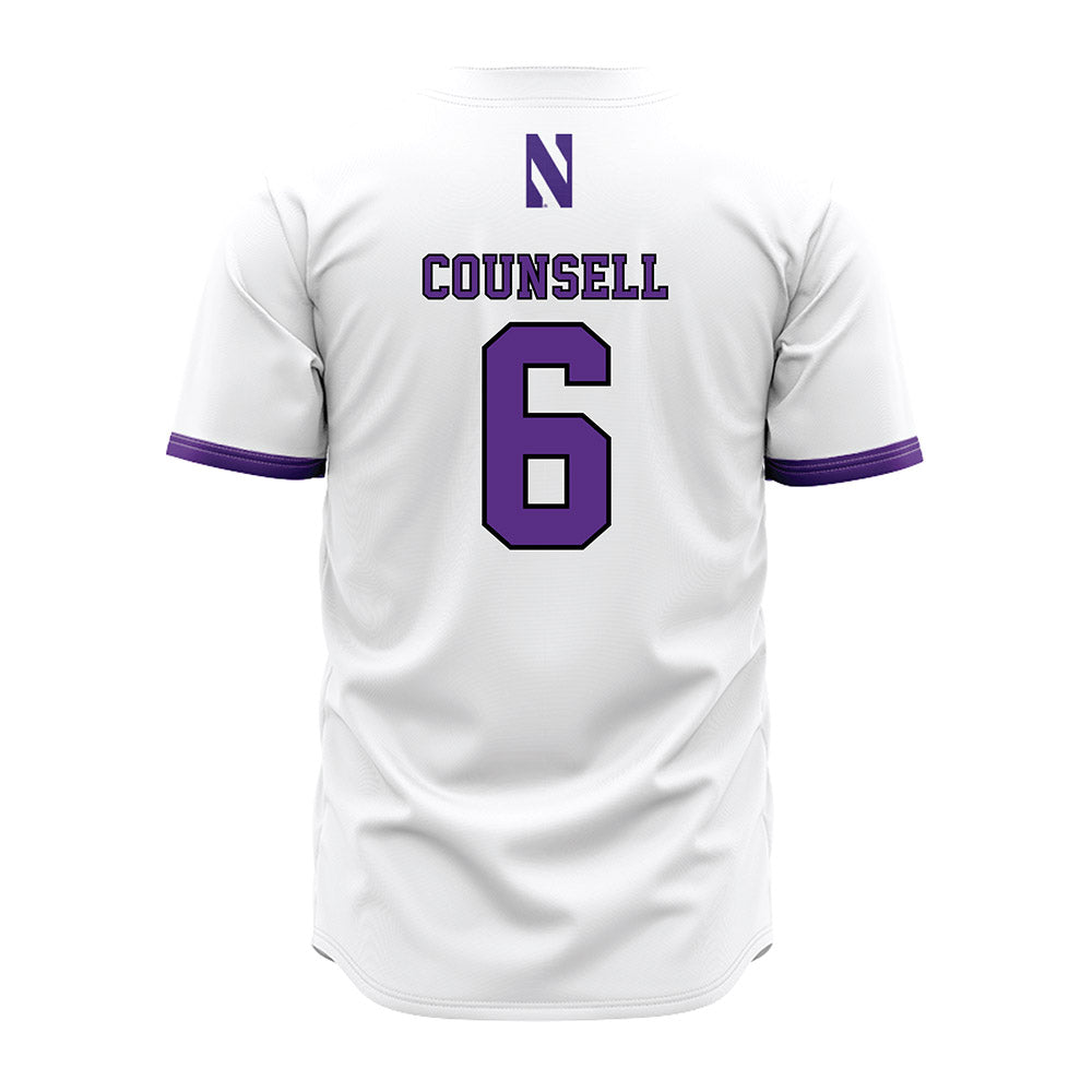 Northwestern - NCAA Baseball : Jack Counsell - Jersey-1