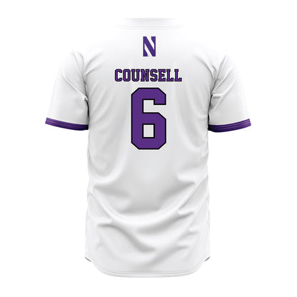 Northwestern - NCAA Baseball : Jack Counsell - Jersey-1