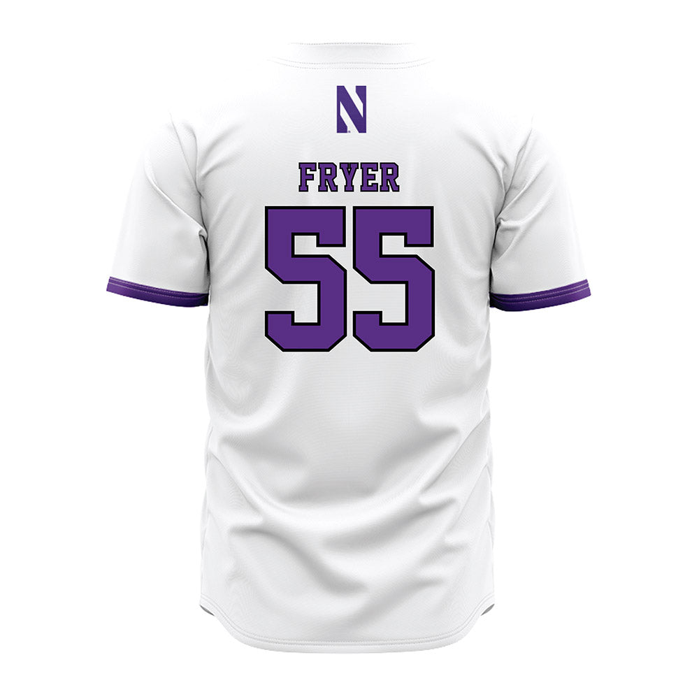 Northwestern - NCAA Baseball : Justin Fryer - Jersey-1
