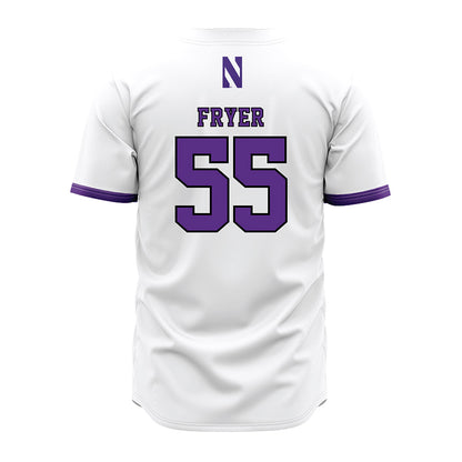 Northwestern - NCAA Baseball : Justin Fryer - Jersey-1