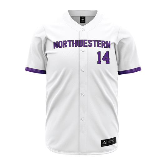 Northwestern - NCAA Baseball : Drew Dickson - White Baseball Jersey