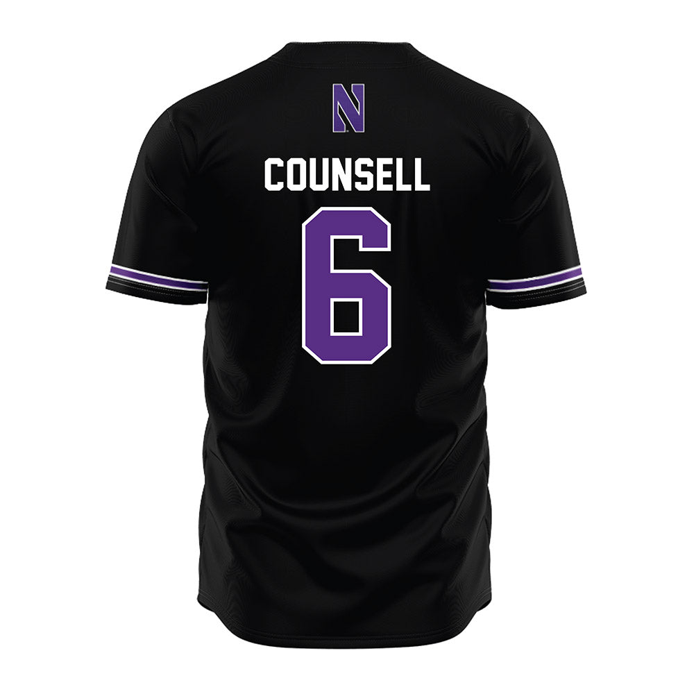 Northwestern - NCAA Baseball : Jack Counsell - Jersey-1