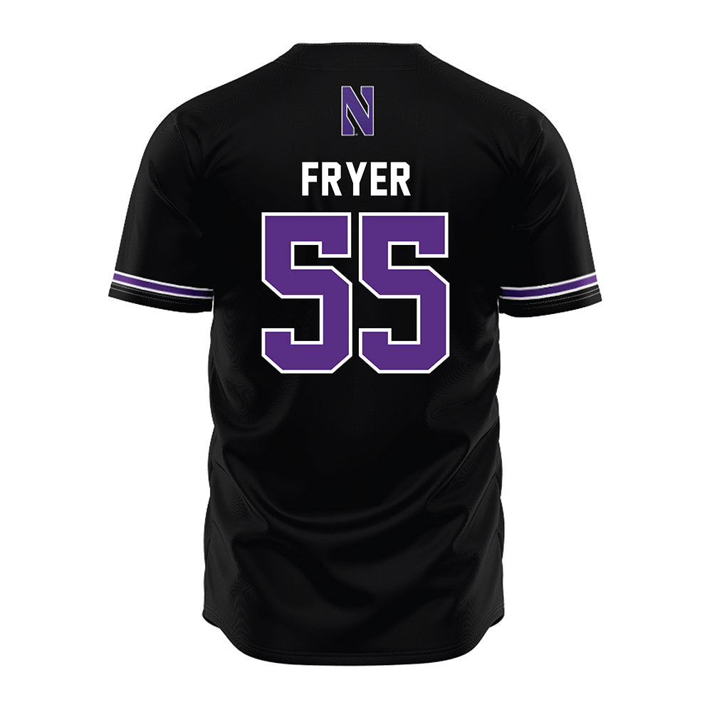 Northwestern - NCAA Baseball : Justin Fryer - Jersey-1