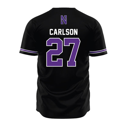 Northwestern - NCAA Baseball : Zach Carlson - Jersey-1