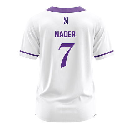 Northwestern - NCAA Softball : Kelsey Nader - White Jersey-1