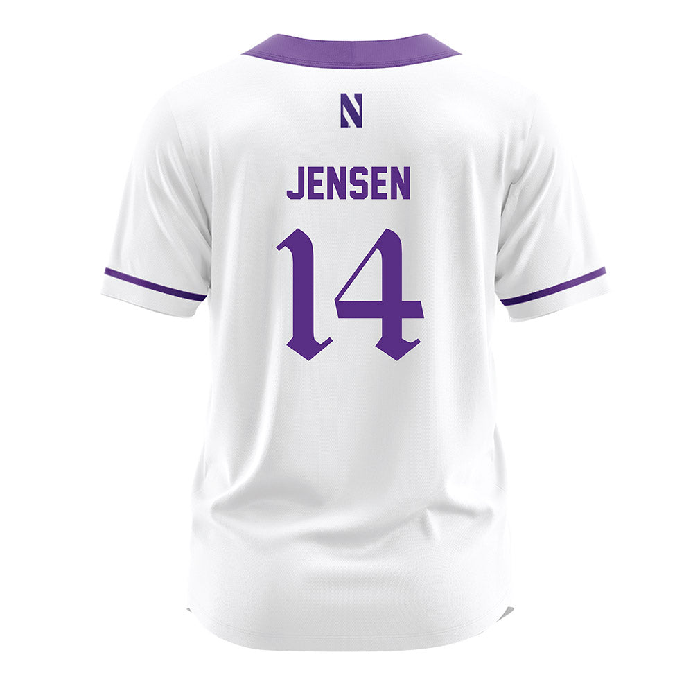 Northwestern - NCAA Softball : Kylee Jensen - White Jersey-1