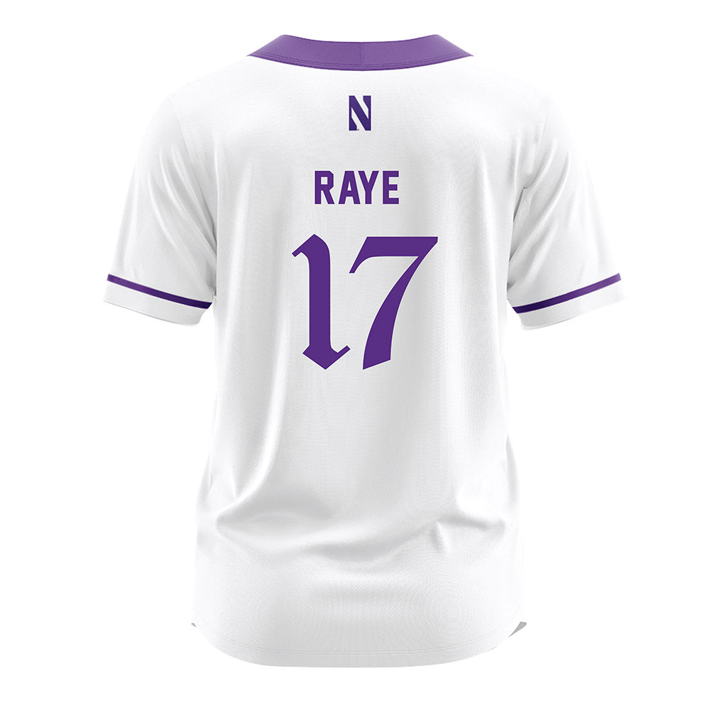 Northwestern - NCAA Softball : Emma Raye - White Jersey-1
