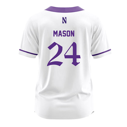 Northwestern - NCAA Softball : Marina Mason - White Jersey-1