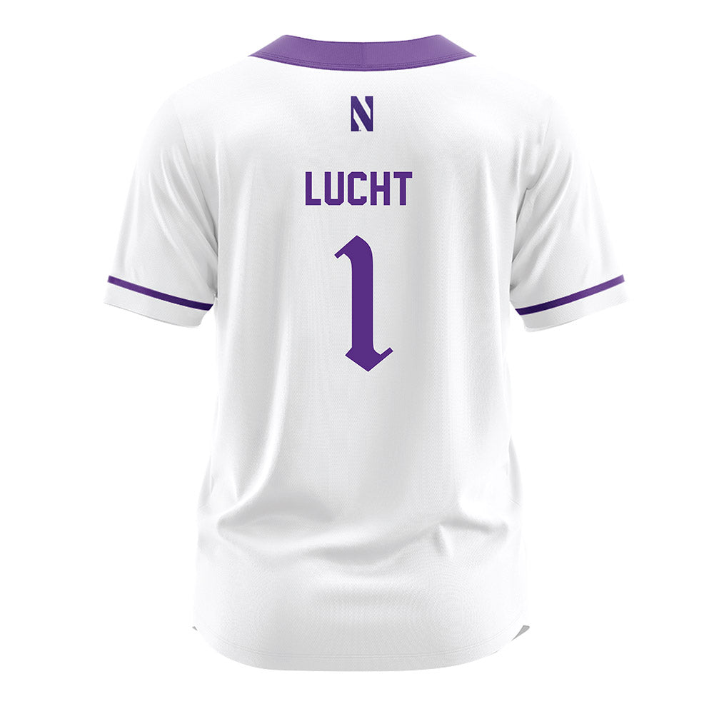 Northwestern - NCAA Softball : Addison Lucht - White Jersey-1