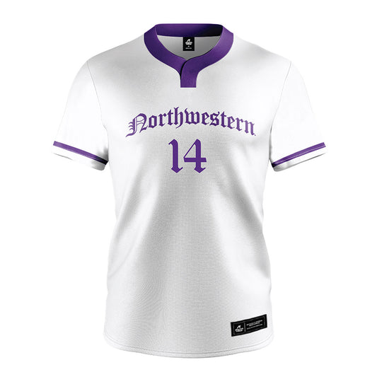 Northwestern - NCAA Softball : Kylee Jensen - White Jersey-0