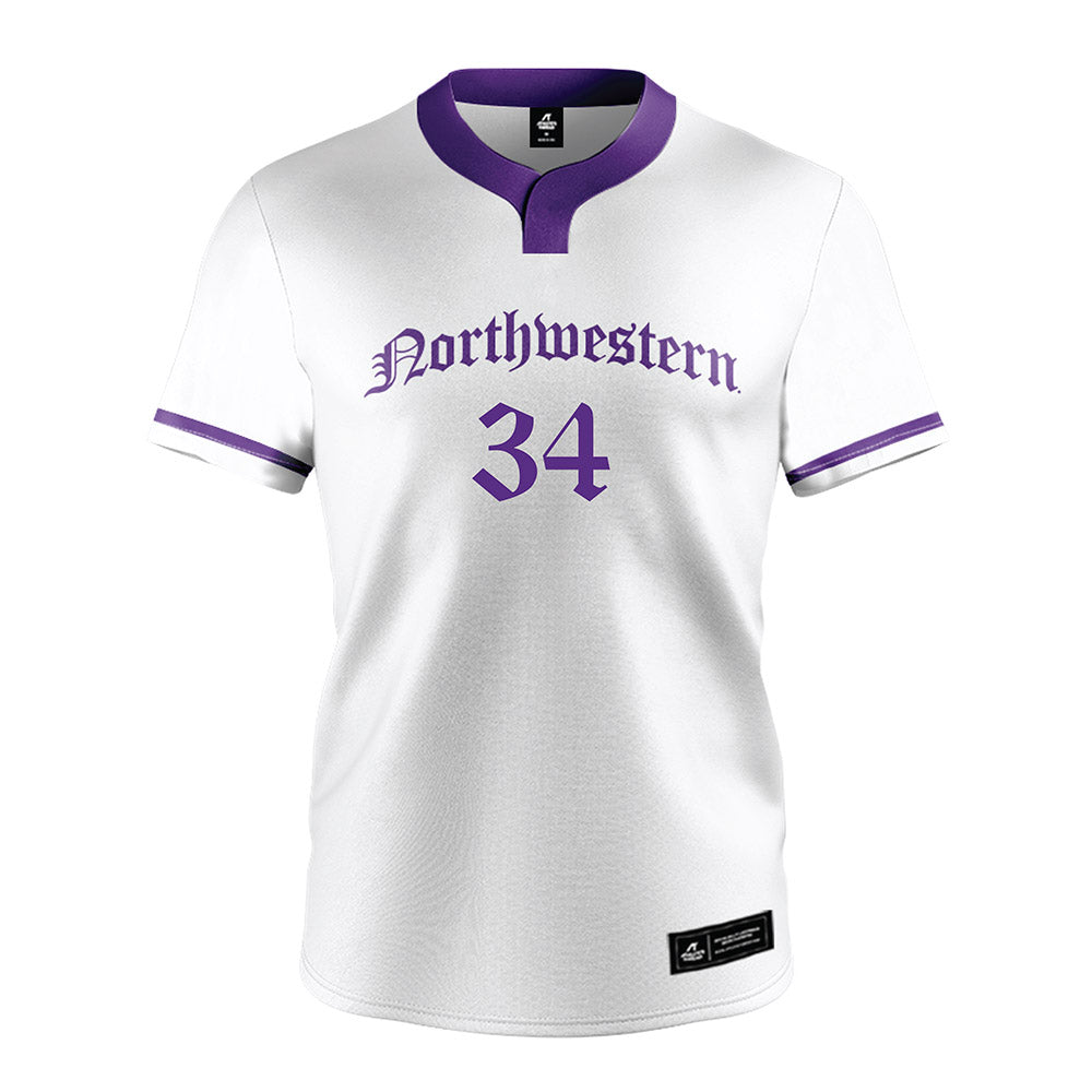 Northwestern - NCAA Softball : Signe Dohse - White Jersey-0