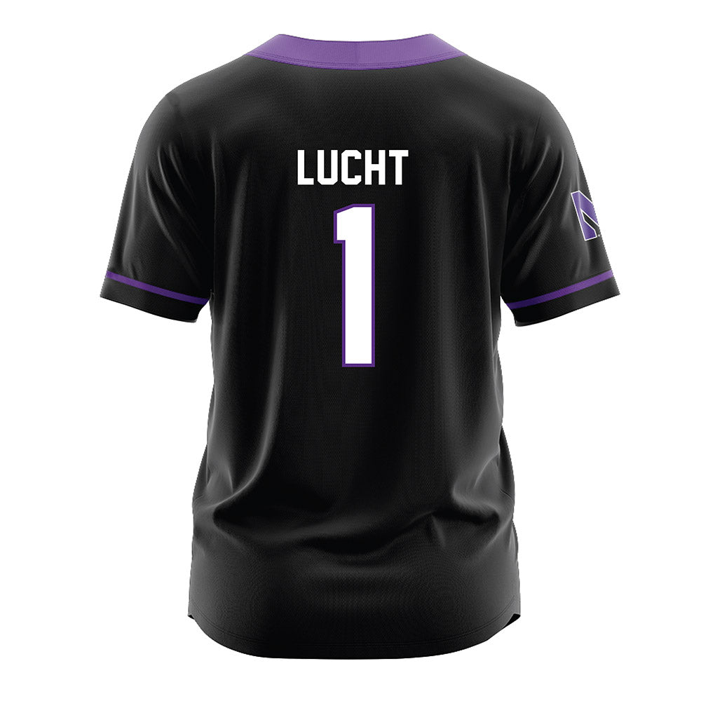 Northwestern - NCAA Softball : Addison Lucht - Black Jersey-1