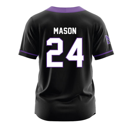 Northwestern - NCAA Softball : Marina Mason - Black Jersey-1
