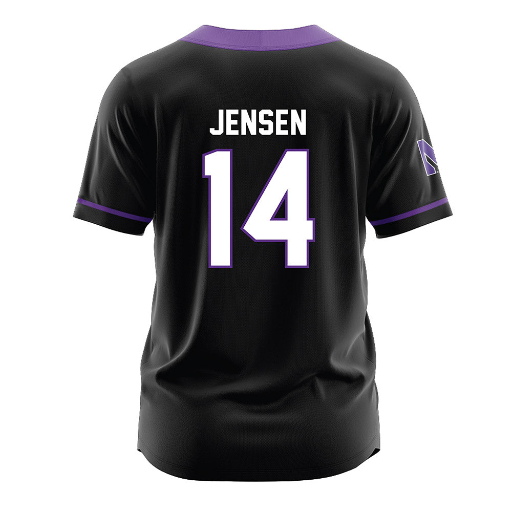 Northwestern - NCAA Softball : Kylee Jensen - Black Jersey-1