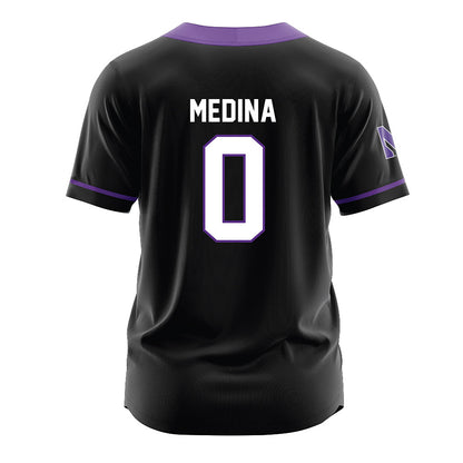 Northwestern - NCAA Softball : Tru Medina - Black Jersey-1