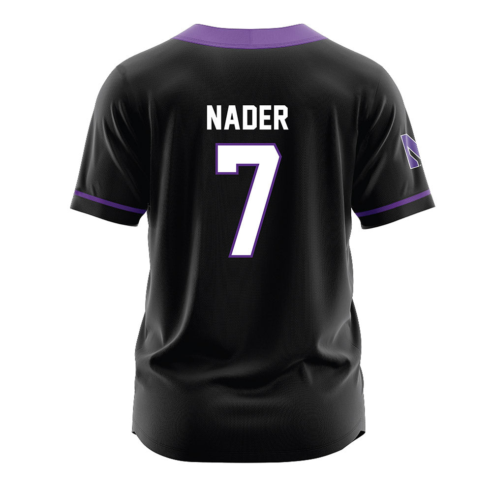 Northwestern - NCAA Softball : Kelsey Nader - Black Jersey-1