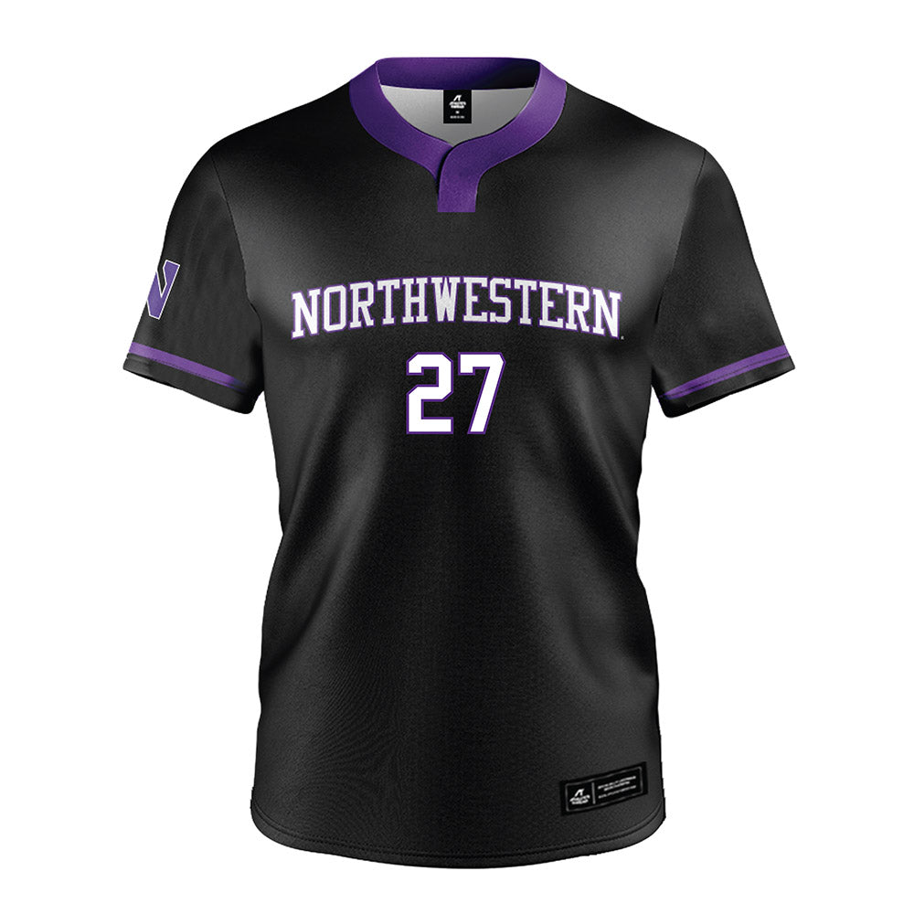 Northwestern - NCAA Softball : Ainsley Muno - Black Jersey-0