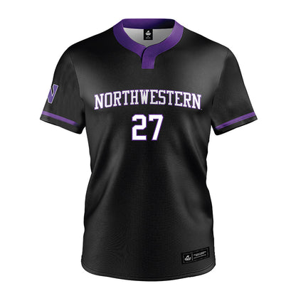 Northwestern - NCAA Softball : Ainsley Muno - Black Jersey-0