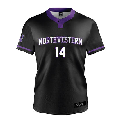 Northwestern - NCAA Softball : Kylee Jensen - Black Jersey-0