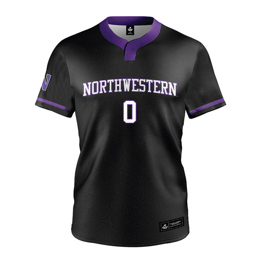 Northwestern - NCAA Softball : Tru Medina - Black Jersey-0