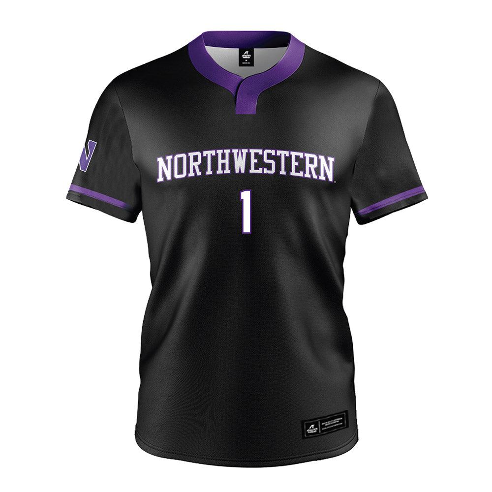 Northwestern - NCAA Softball : Addison Lucht - Black Jersey-0