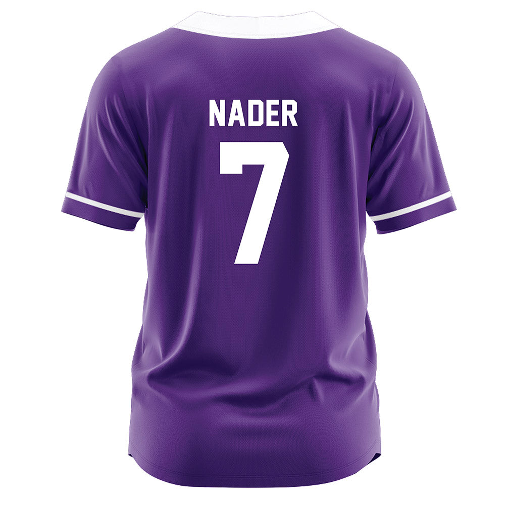 Northwestern - NCAA Softball : Kelsey Nader - Purple Jersey-1