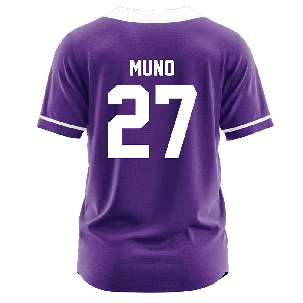 Northwestern - NCAA Softball : Ainsley Muno - Purple Jersey-1