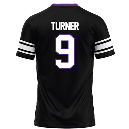 Northwestern - NCAA Football : Braden Turner - Black Football Jersey-1