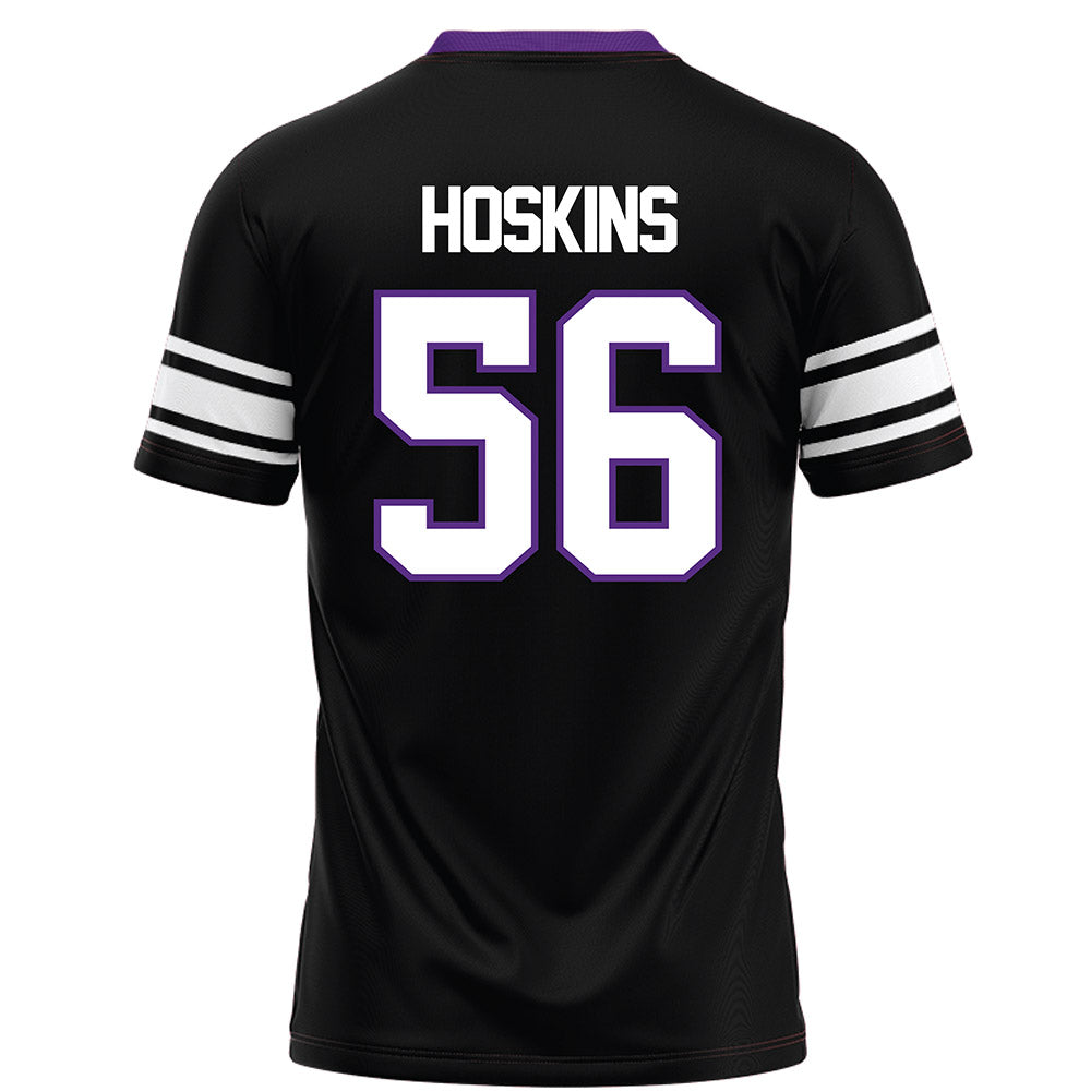 Northwestern - NCAA Football : Tre Hoskins - Black Football Jersey-1