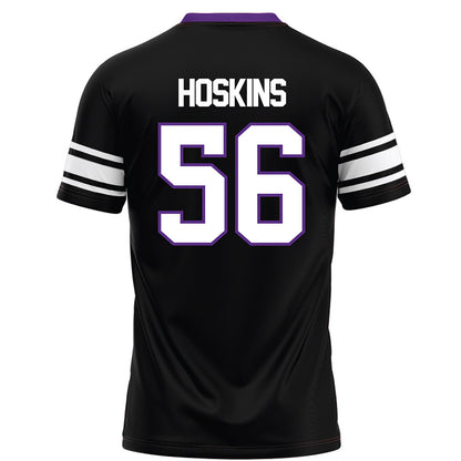 Northwestern - NCAA Football : Tre Hoskins - Black Football Jersey-1
