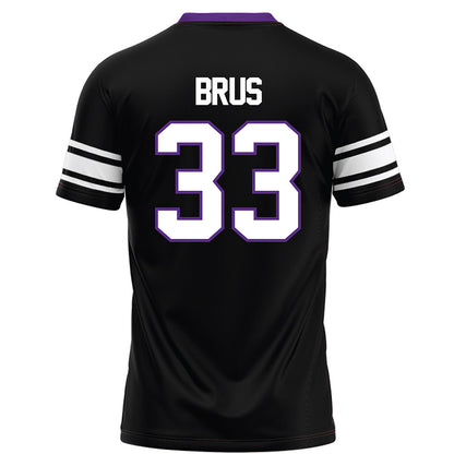Northwestern - NCAA Football : Braydon Brus - Black Football Jersey