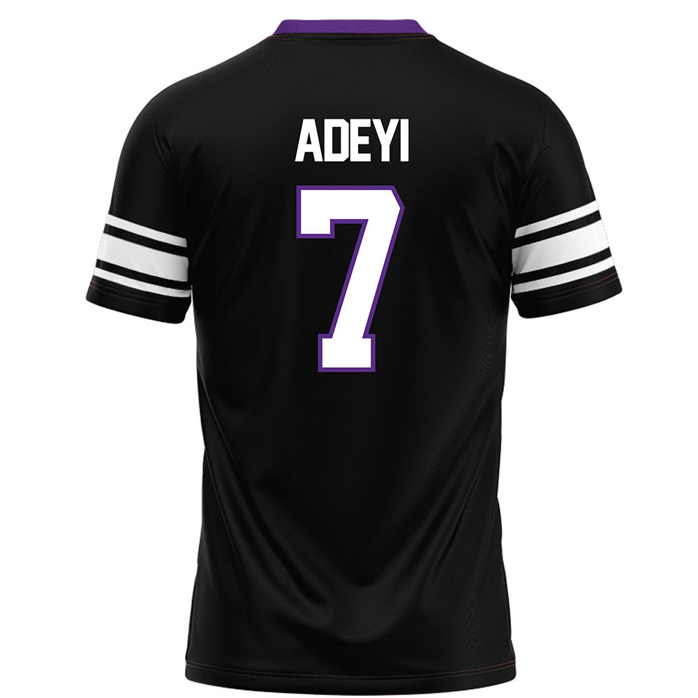 Northwestern - NCAA Football : Ore Adeyi - Black Football Jersey-1
