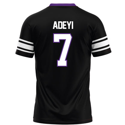 Northwestern - NCAA Football : Ore Adeyi - Black Football Jersey-1