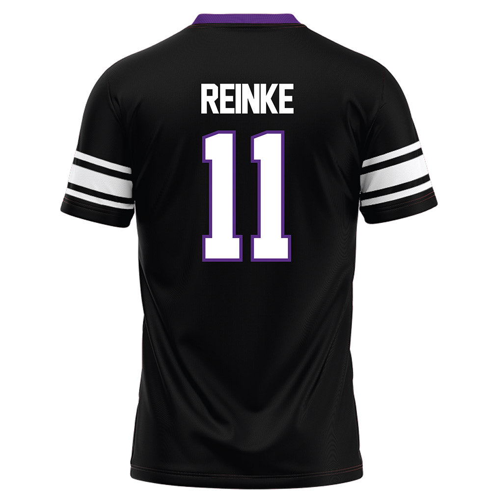 Northwestern - NCAA Football : Keaton Reinke - Black Football Jersey-1