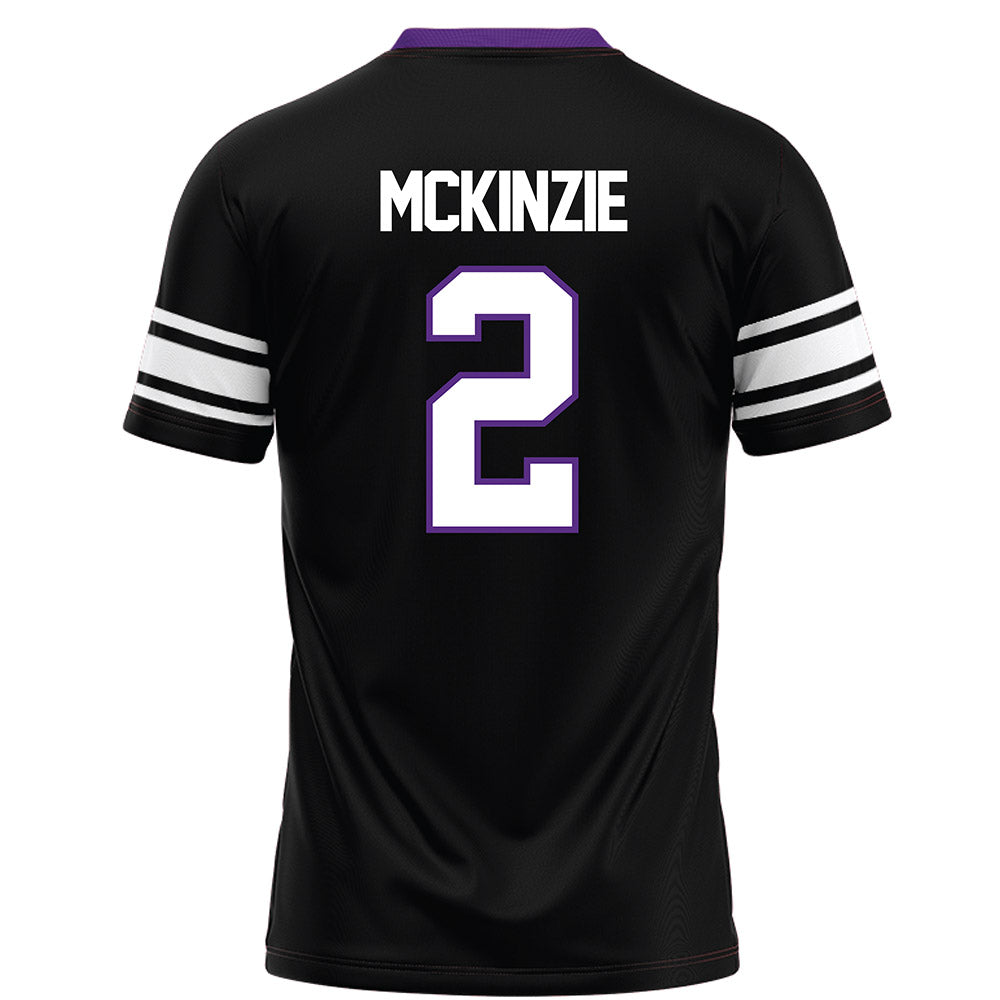 Northwestern - NCAA Football : Kobie McKinzie - Black Football Jersey-1
